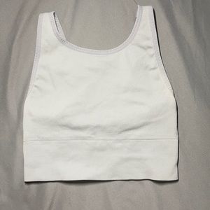 Victoria Secret Gray Ribbed Sports Bra